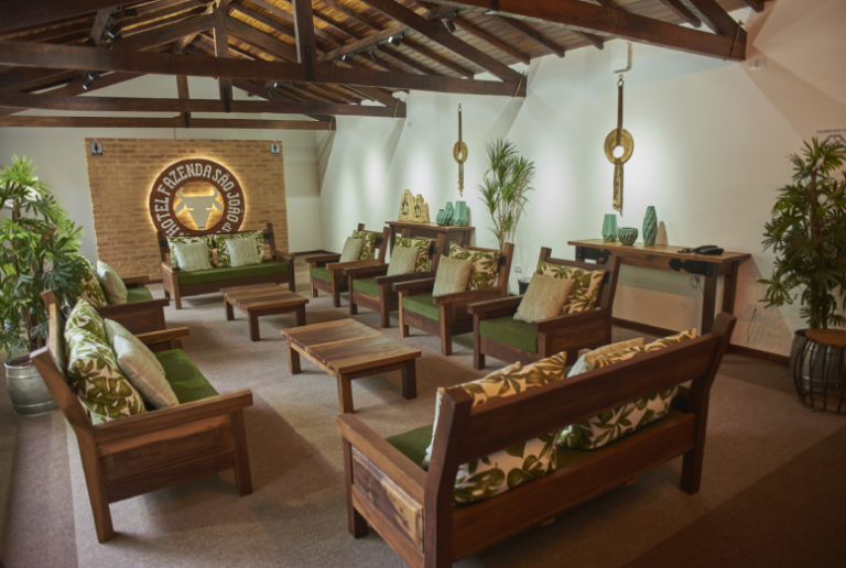 Espaço para evento corporativo no Resort Fazenda São João